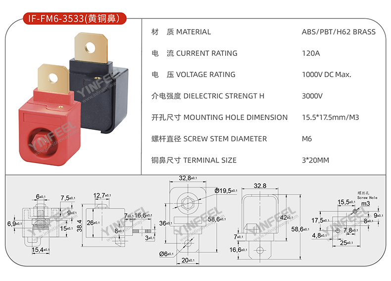 IF-FM6-3533(H62 BRASS)