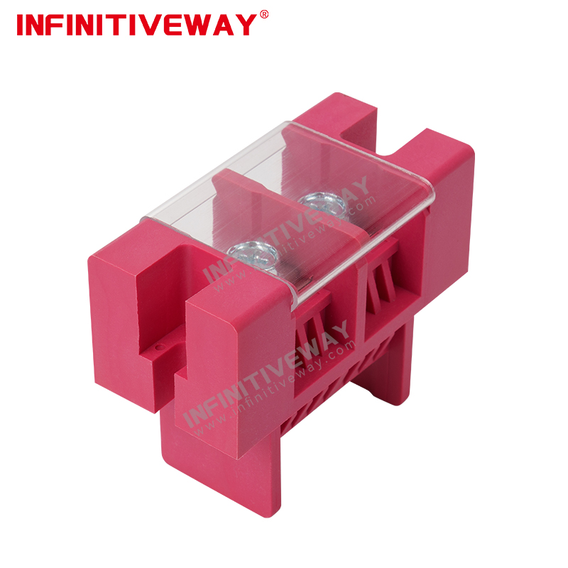 Bar type Terminal Block IF-7134-2-1-100A RED