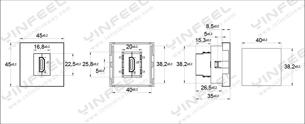 IF-HDMI-1-B180D-45